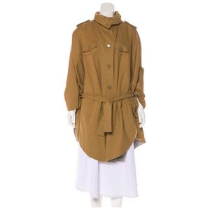 See by Chloé | brown denim long cape